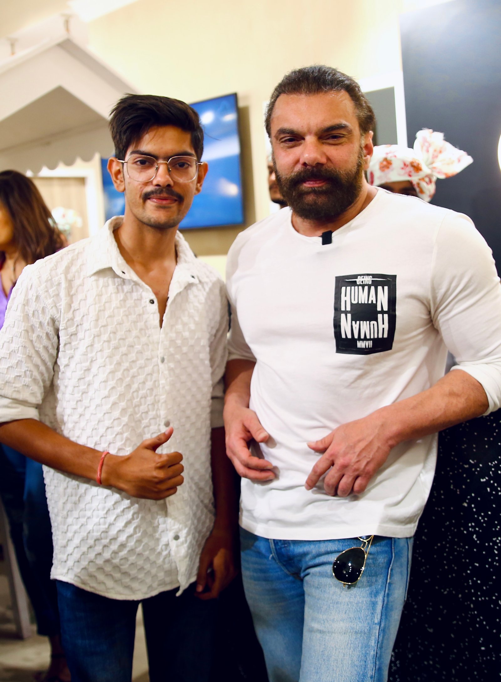 Ronit Raj with a celebrity